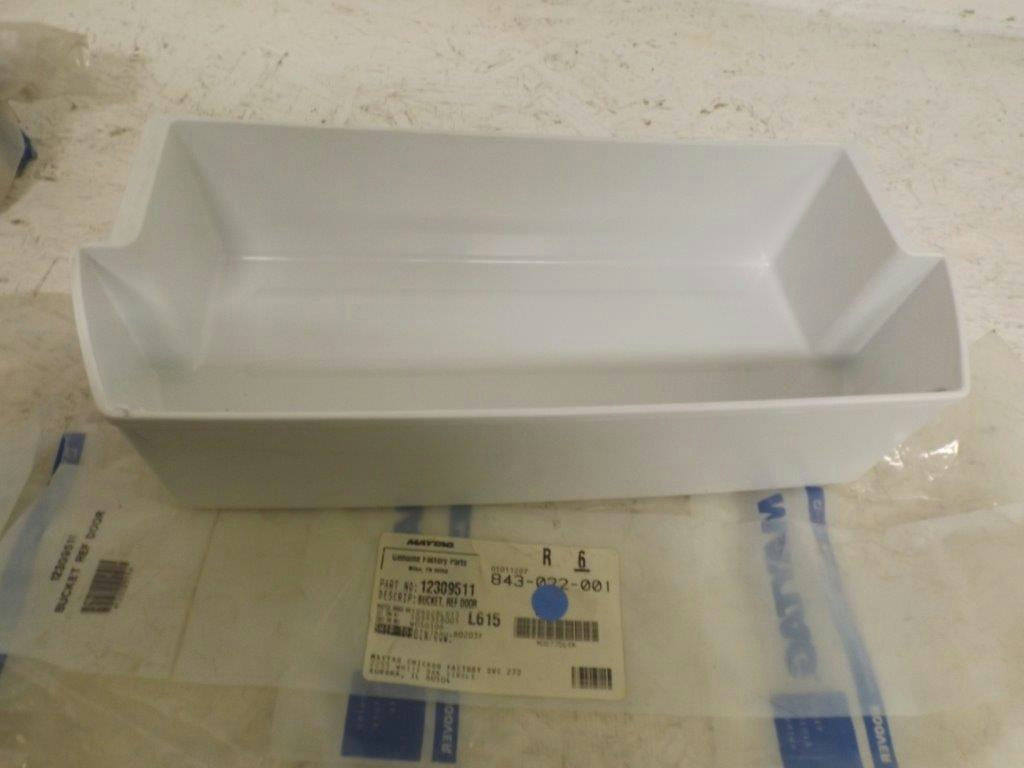 MAYTAG WHIRLPOOL REFRIGERATOR 12309511 DOOR BUCKET NEW MAYTAG WHIRLPOOL REFRIGERATOR 12309511 DOOR BUCKET NEW